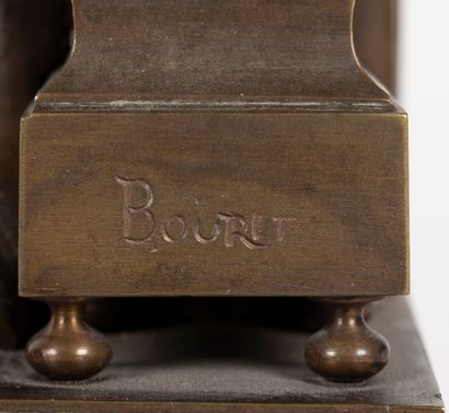 Eutrope BOURET (1833-1906)
Femme à l'antique
Bronze...
