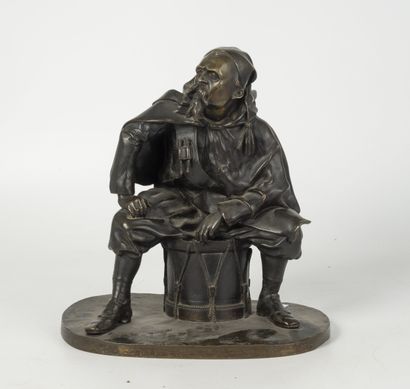 Léopold Eugène KAMPF (1822-1893)
Zouave fumant...
