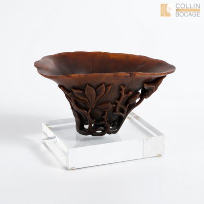 Chine, XVIIIesiècle
Coupe libatoire à décor...