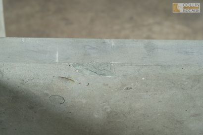 Table de salle à manger ovale en ardoise...