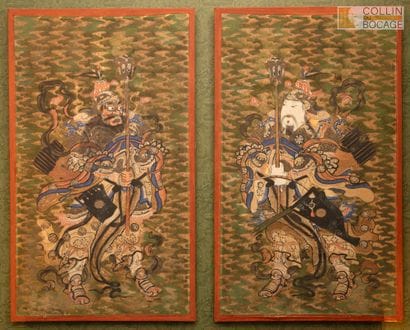 École chinoise du XIXesiècle
Paire de peintures...