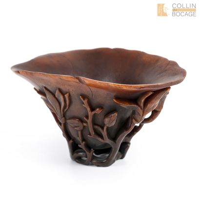 Chine, XVIIIesiècle
Coupe libatoire à décor...
