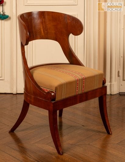 Large Fauteuil de bureau, à dossier bandeau...