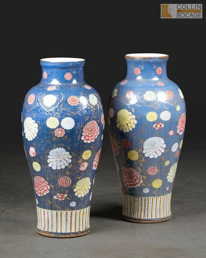 CHINE, dynastie Qing (1644-1912)
Deux grands...