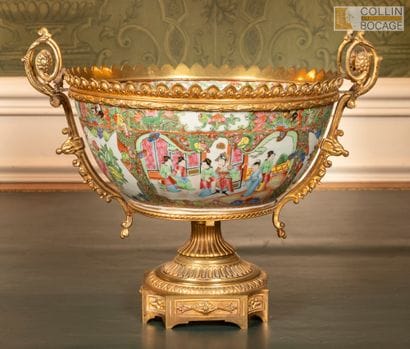 Canton
Grande coupe ronde en porcelaine à...