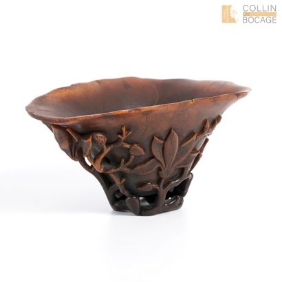 Chine, XVIIIesiècle
Coupe libatoire à décor...