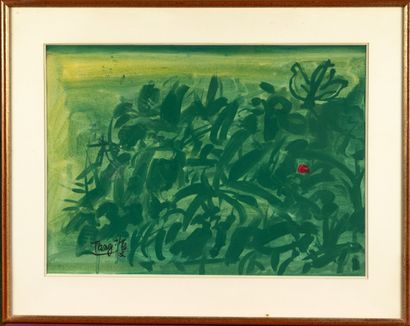 TANG HAIWEN (1927-1991) 
Composition verte...