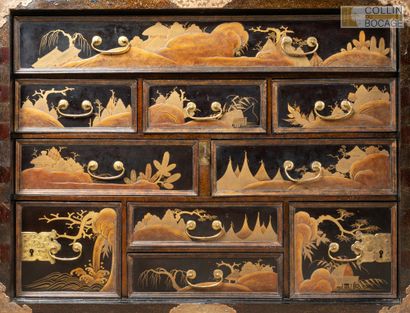 JAPON, époque Edo, XVIIesiècle pour l’exportation
Deux...