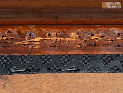 Fauteuil de Bureau en acajou et placage d’acajou,...
