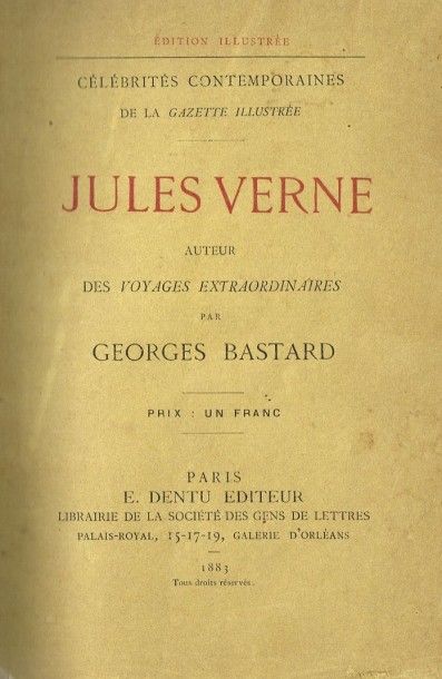 J. VERNE : doc. en 9 livres dont catalogues...