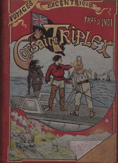 P. d’IVOI : « Corsaire Triplex » cart. rouge...