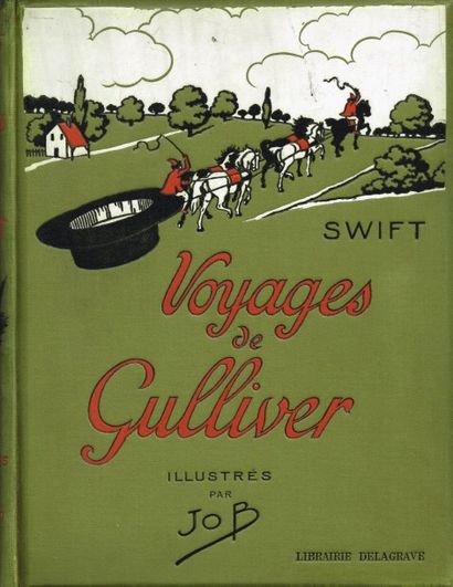 JOB/SWIFT : voyages de Gulliver in 8° cart....