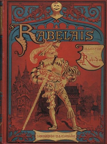 RABELAIS : œuvres ill. par A. ROBIDA, 2 vol....