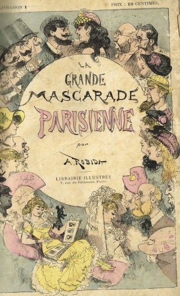 A. ROBIDA : la grande mascarade parisienne...