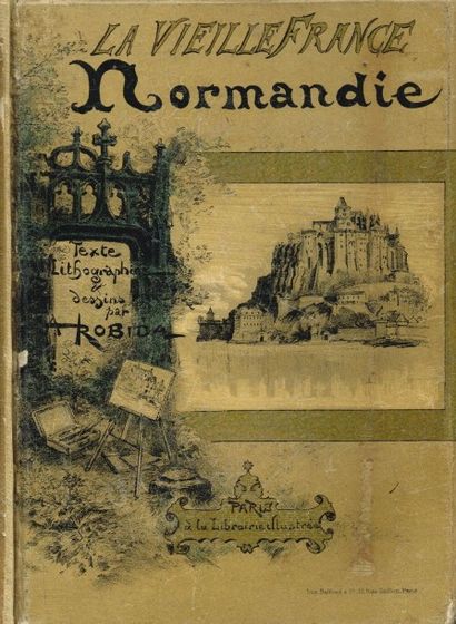 A. ROBIDA : la Normandie in 8° cart. éd....
