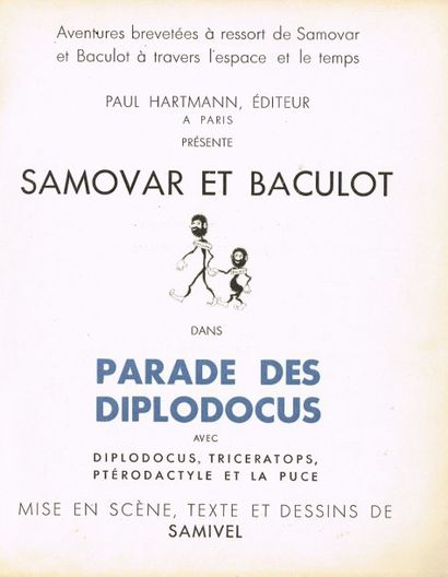 SAMIVEL : parade des diplodocus in 8° cart....