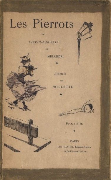WILLETTE : la mort de la faunesse in 8° br....