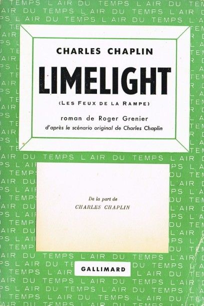 (Cinéma) CHAPLIN : Histoire de ma vie/Limelight,...