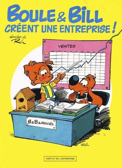 ROBA : « Boule et Bill » 5 albums cart. ...