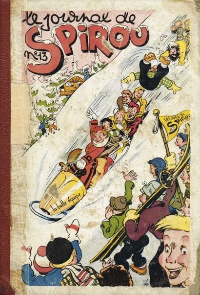 SPIROU, album du journal 13 (1945), plat...