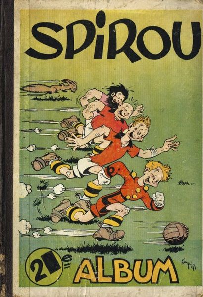 SPIROU, album du journal 21 (1947), éraflures...