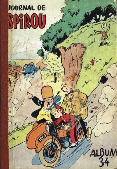 SPIROU, album du journal 34 (1950), plat...