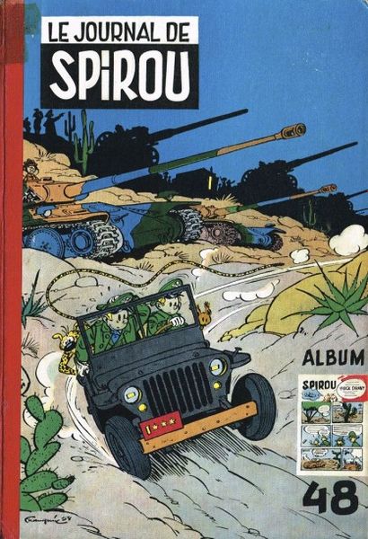SPIROU, 2 albums du journal 48/49 (1954),...