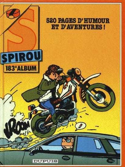 SPIROU, 63 albums du journal 183 à 246, dos...