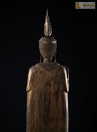 LAOS, deuxième partie du XXème siècle. Bouddha...