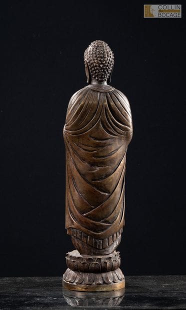 JAPAN, 20th century. Standing Amida Buddha...