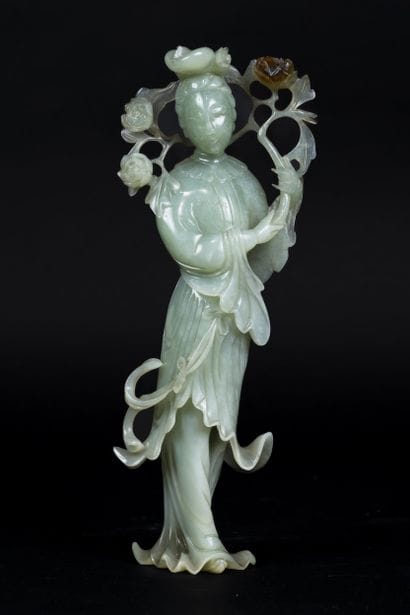Chine, XXème siècle. 
Sculpture en ronde...