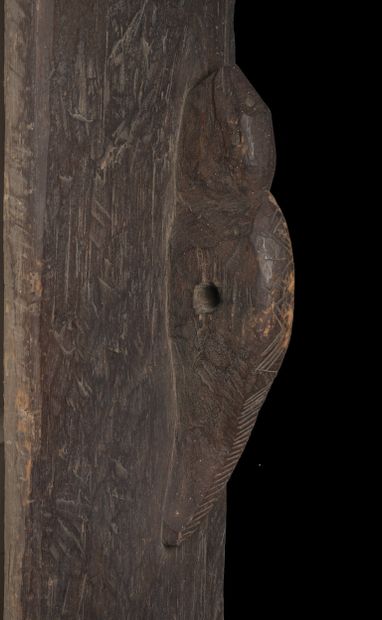 INDONESIE, XXème siècle. Paire de portes...