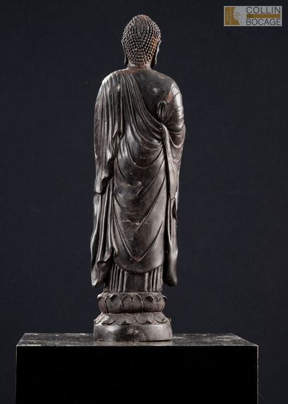 JAPAN, 20th century. Amida Buddha depicted...