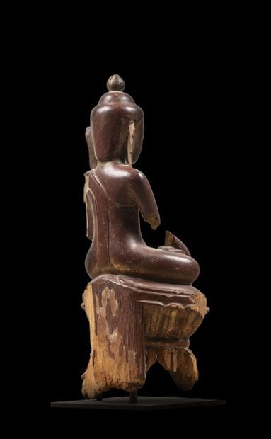 BIRMANIE, Royaume d'Ava, XVIIIE siècle.
Bouddha...