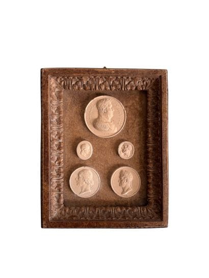 Set of profile medallions, including one...