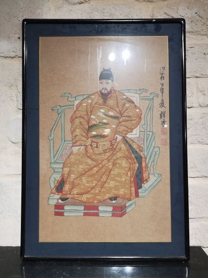 CHINA 
Court Figure
Gouache
78.5 x 49 cm
THIS...