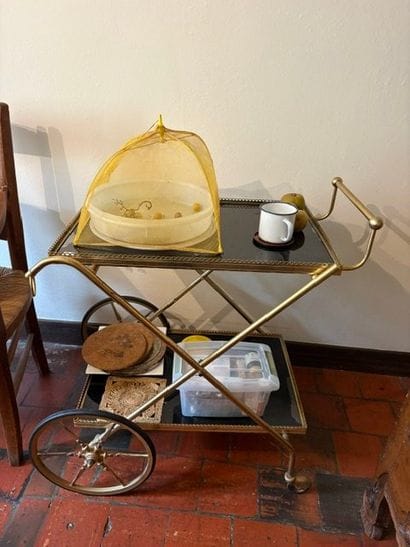 Table roulante style Bagues