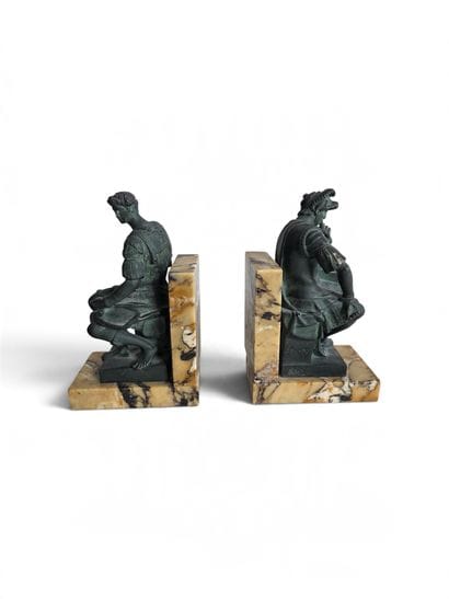 Pair of “Laurent the Magnificent” bookends,...