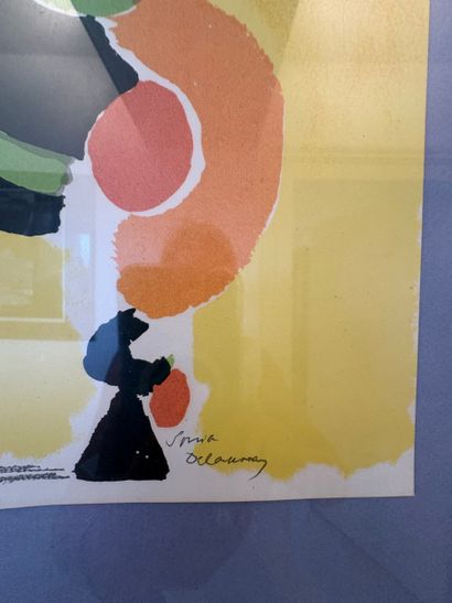 Sonia DELAUNAY (1885-1979)
La danseuse espagnole,...