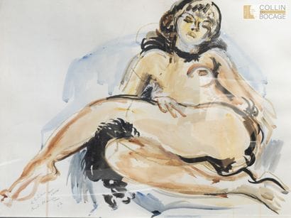André PLANSON (1898-1981)
Nu allongé
Aquarelle...