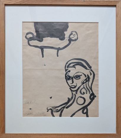 Carsten NICOLAI (né en 1965)
Sans titre [Femme]
Crayon...