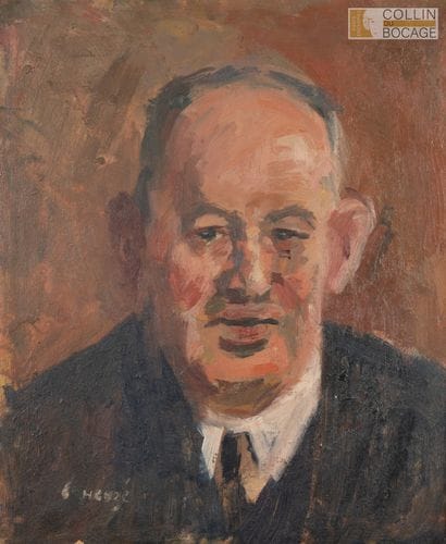 Edmond HEUZE (1883-1967)
Autoportrait
huile...