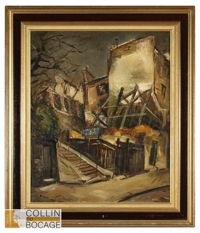 Roger BERTIN ( 1915-2003)
Montmartre, terrain...