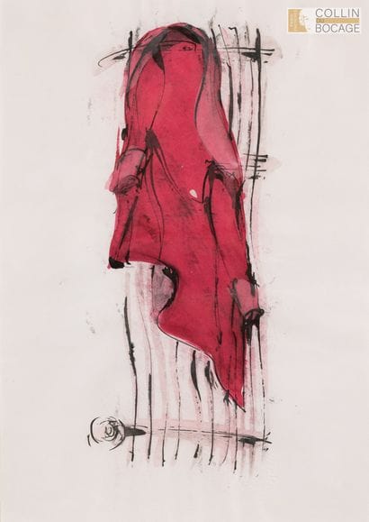 GOTSCHO (1945-) Suite Dior, dos à dos : Fauteuil...