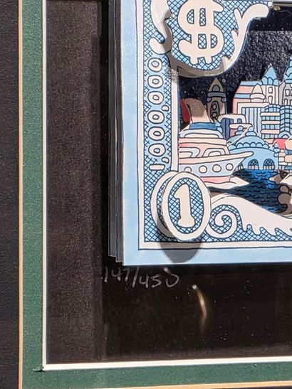 John SUCHY (né en 1946) 
Le dollars
Sérigraphie...