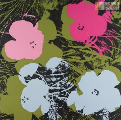 Andy WARHOL (1928-1996)
Fleurs roses, mauves,...