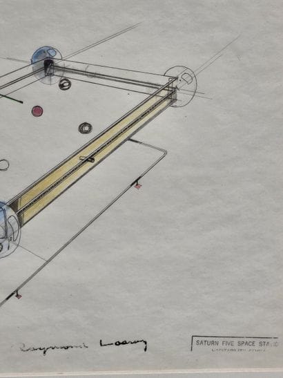 Raymond LOEWY (1893-1986)
Projet de billard
Encre,...