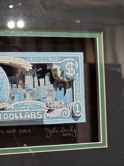 John SUCHY (né en 1946) 
Le dollars
Sérigraphie...