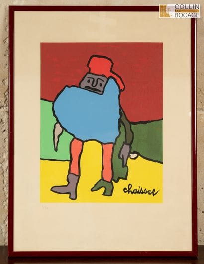 Gaston CHAISSAC ( 1910-1964)
Personnage
Sérigraphie...