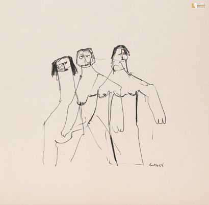 ENAV Bension (1925-2007), d'après Rembrandt,
La...
